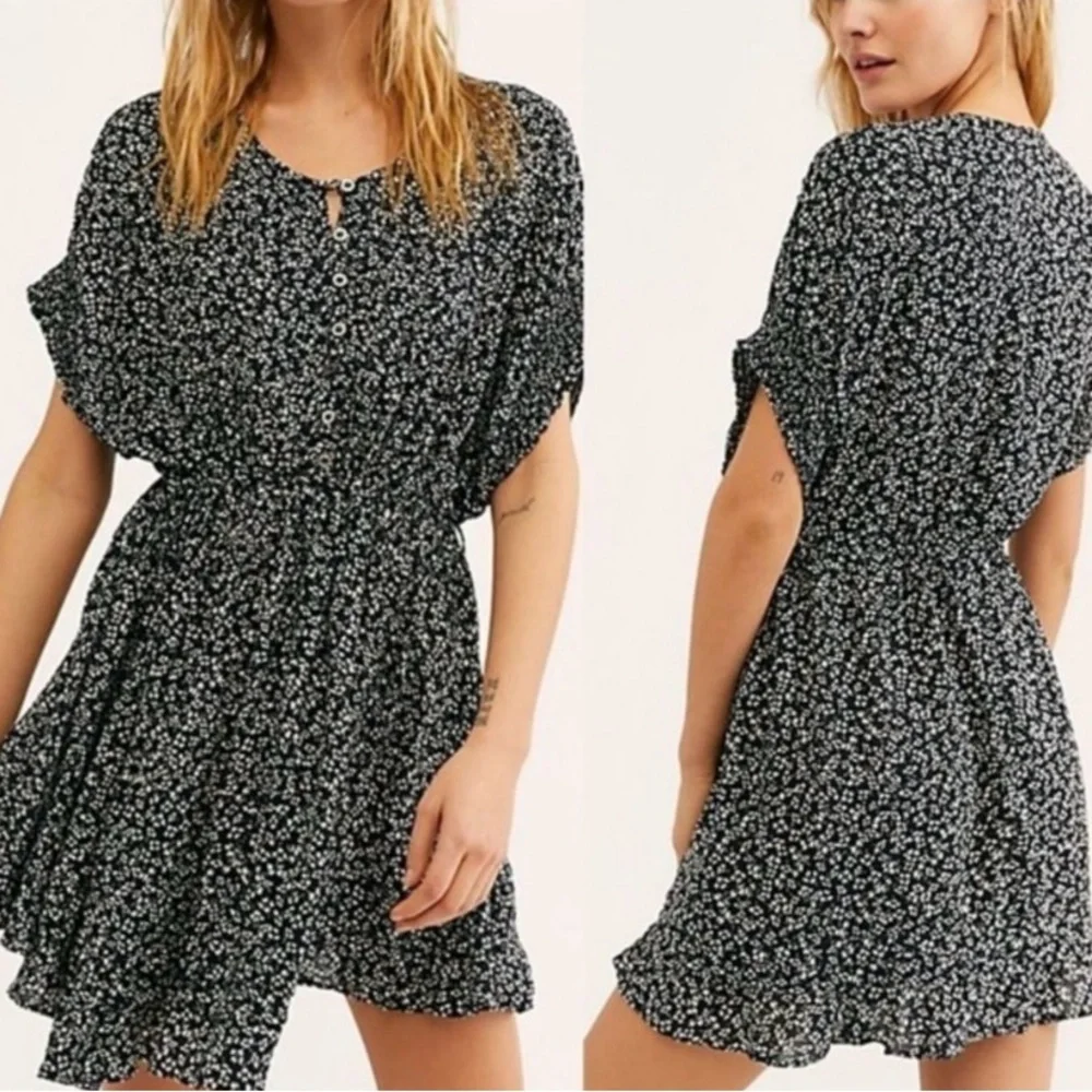 Free People One Fine Day Mini Dress - Picture 1 of 7